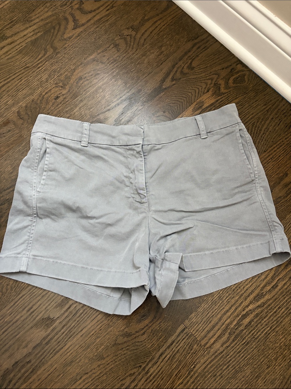 J. Crew Light Gray Women's Chino Shorts